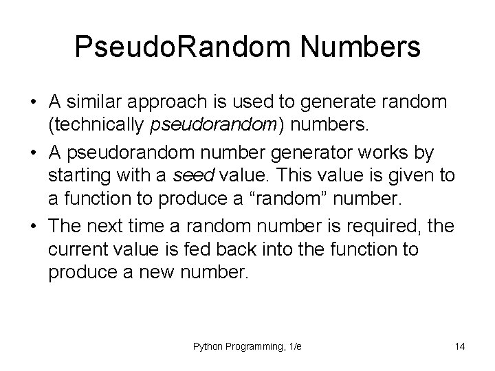 View Generator Python Current Value Background
