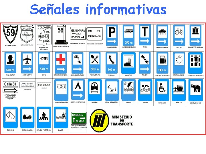 Señales informativas 