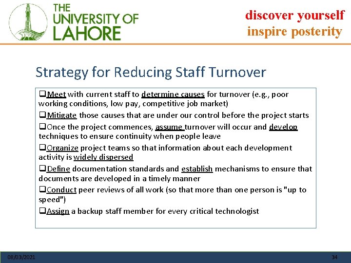 discover yourself inspire posterity Strategy for Reducing Staff Turnover q. Meet with current staff