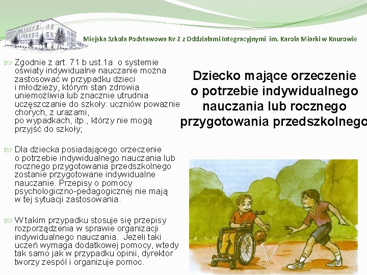 Miejska Szkoła Podstawowa Nr 2 z Oddziałami Integracyjnymi im. Karola Miarki w Knurowie Zgodnie