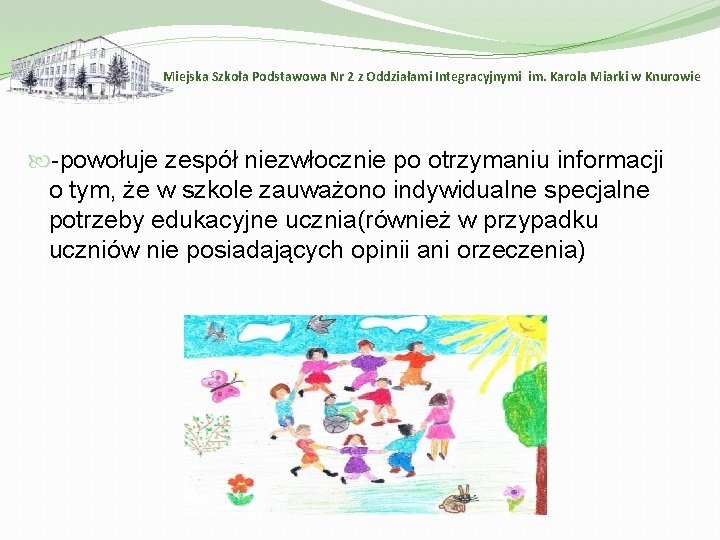 Miejska Szkoła Podstawowa Nr 2 z Oddziałami Integracyjnymi im. Karola Miarki w Knurowie -powołuje