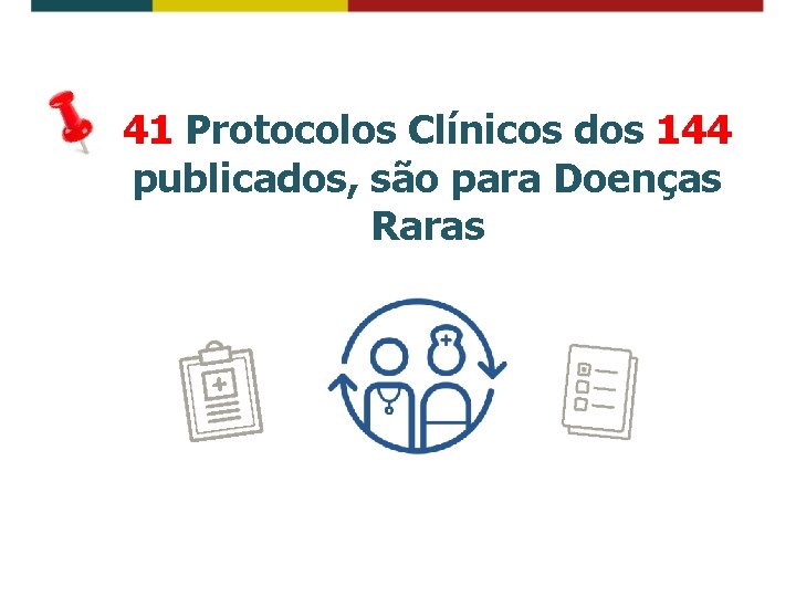 41 Protocolos Clínicos dos 144 publicados, são para Doenças Raras 