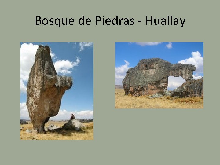 Bosque de Piedras - Huallay 