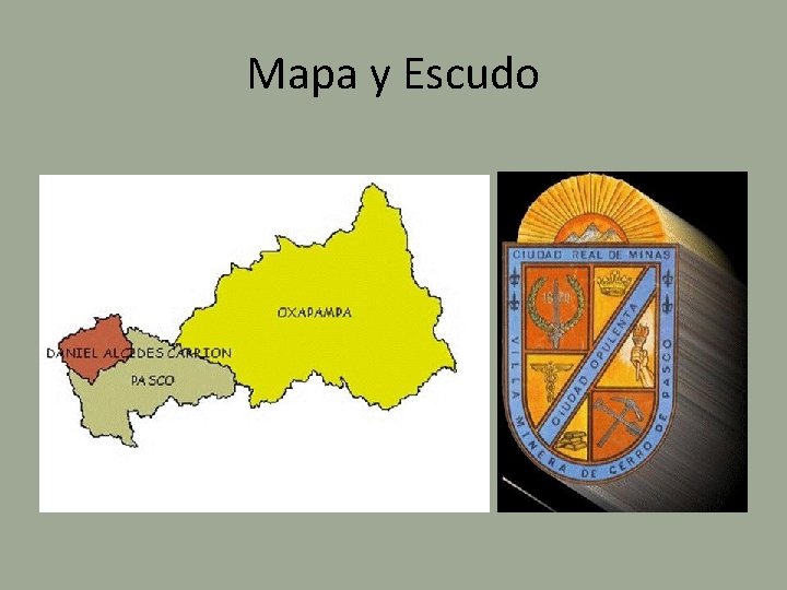 Mapa y Escudo 