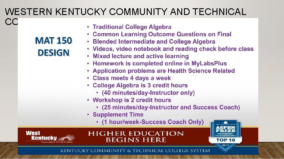 WESTERN KENTUCKY COMMUNITY AND TECHNICAL COLLEGE 