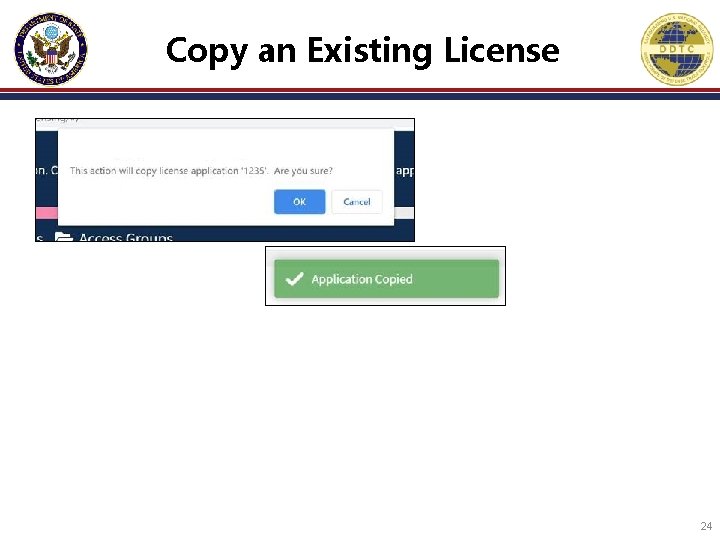 Copy an Existing License 24 Copy an Existing License 24