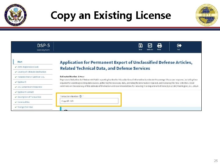 Copy an Existing License 25 Copy an Existing License 25