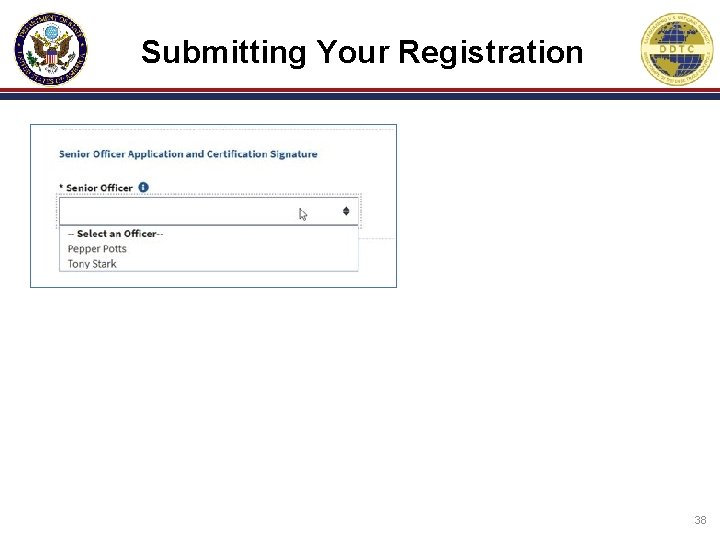 Submitting Your Registration 38 Submitting Your Registration 38