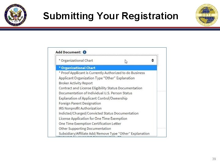Submitting Your Registration 39 Submitting Your Registration 39