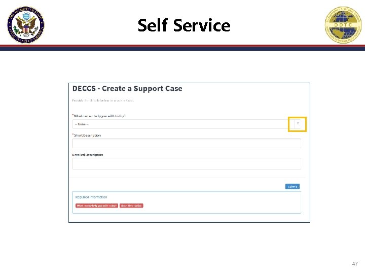 Self Service 47 Self Service 47