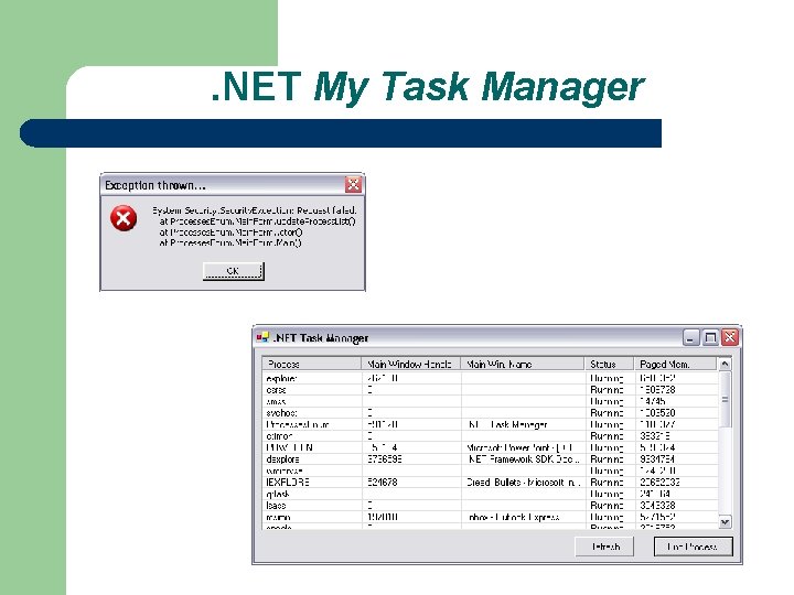 . NET My Task Manager 