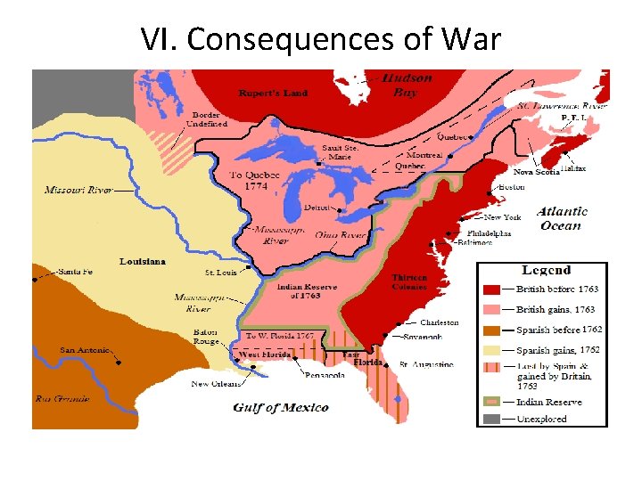 VI. Consequences of War VI. Consequences of War