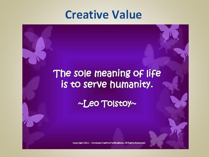 Creative Value 