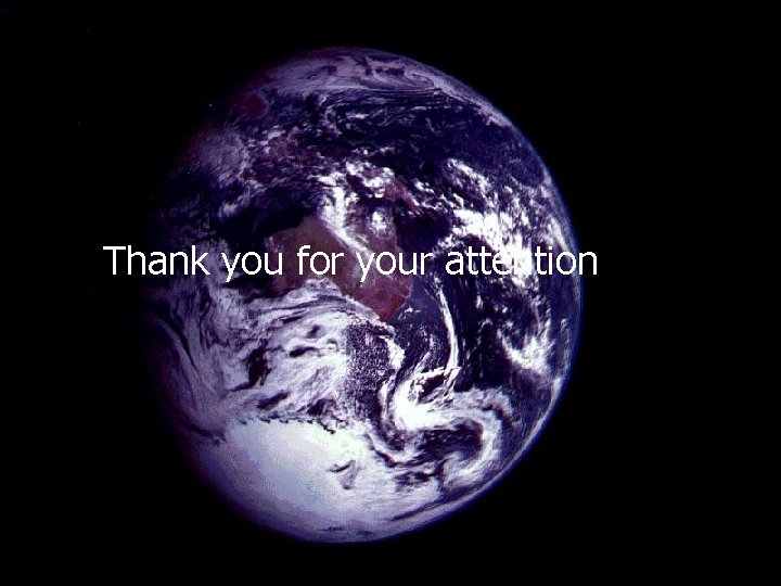 Thank you for your attention 