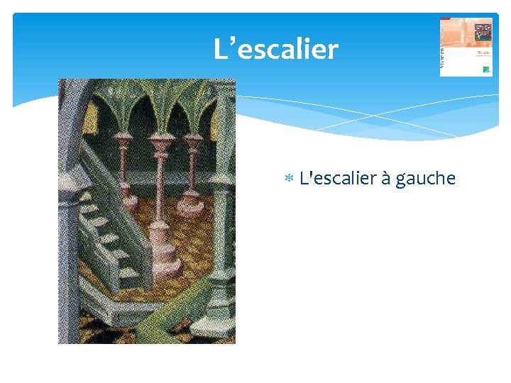 L’escalier L'escalier à gauche 