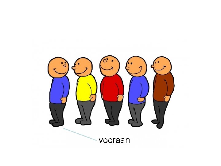 vooraan 