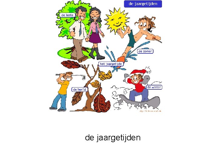 de jaargetijden 