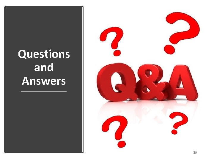 Questions and Answers 39 
