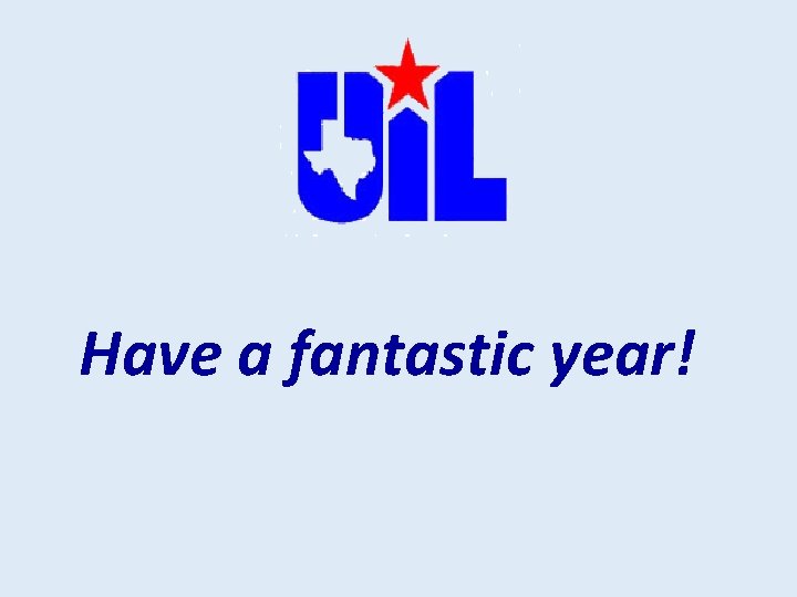 Have a fantastic year! 