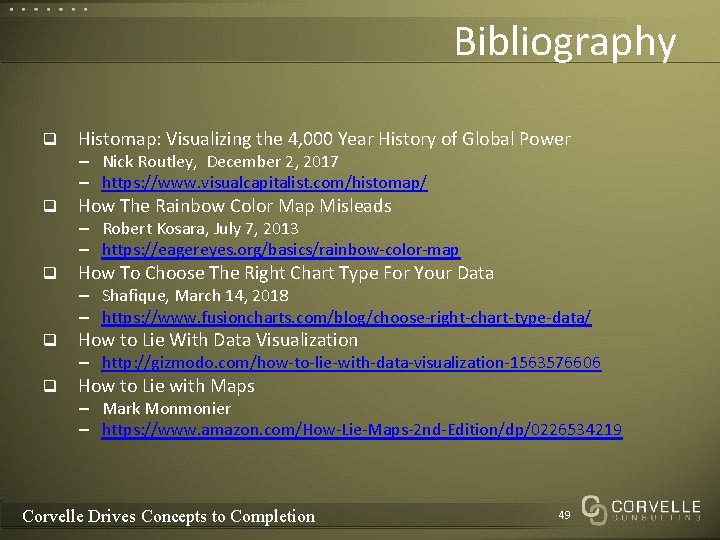 Bibliography q Histomap: Visualizing the 4, 000 Year History of Global Power – Nick