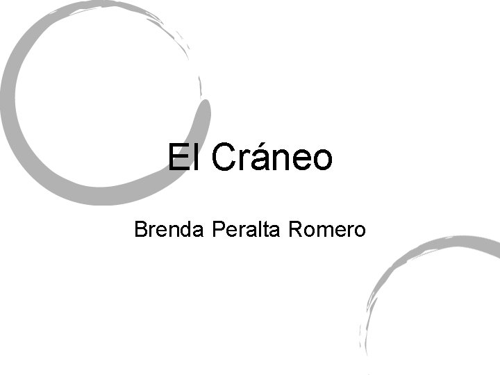El Cráneo Brenda Peralta Romero 