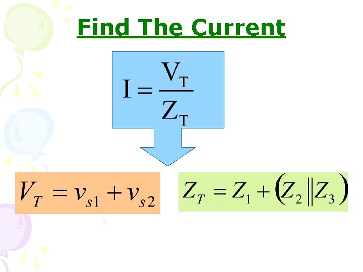 Find The Current 