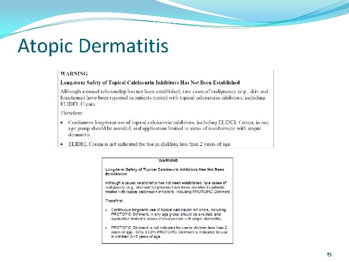 Atopic Dermatitis 15 