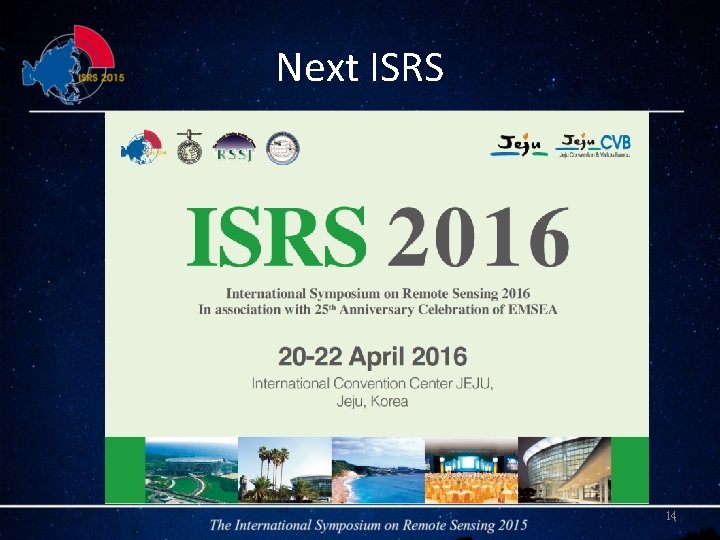 Next ISRS 14 