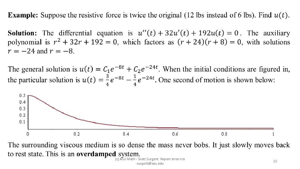  (c) ASU Math - Scott Surgent. Report errors to surgent@asu. edu 10 