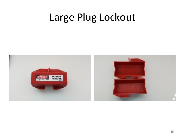 Large Plug Lockout 15 