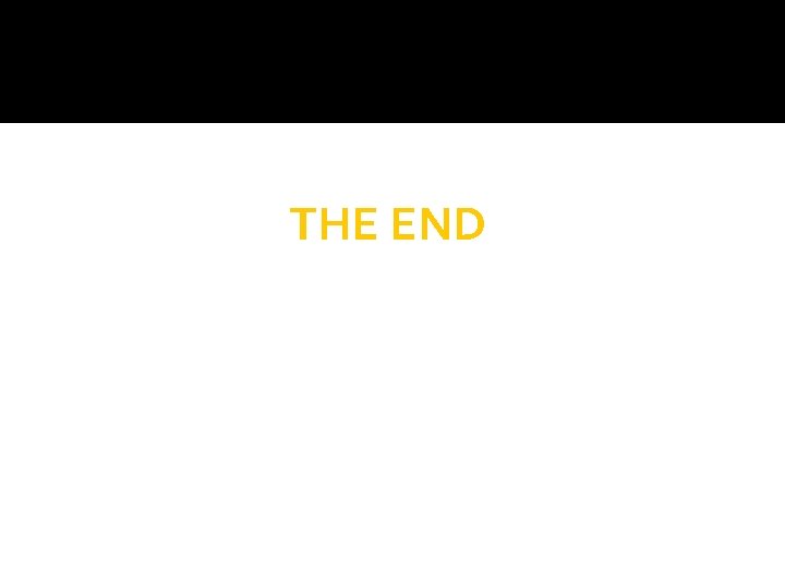 THE END 