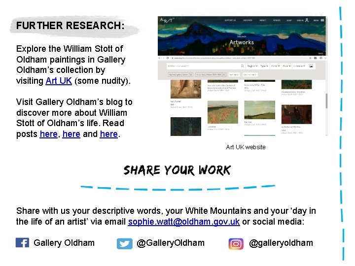 FURTHER RESEARCH: Explore the William Stott of Oldham paintings in Gallery Oldham’s collection by