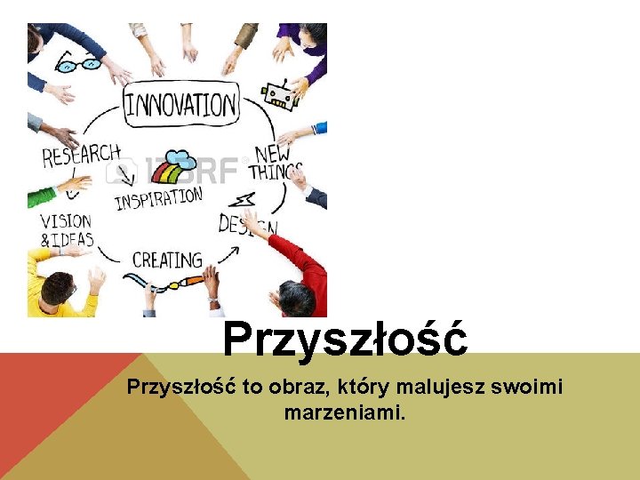 Przyszłość to obraz, który malujesz swoimi marzeniami. 