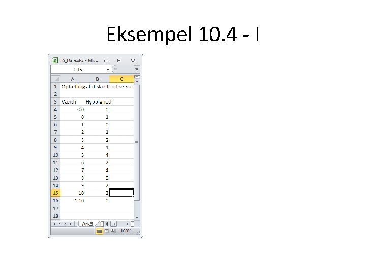 Eksempel 10. 4 - I 