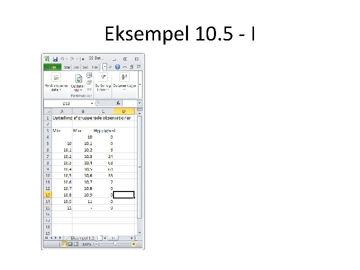 Eksempel 10. 5 - I 