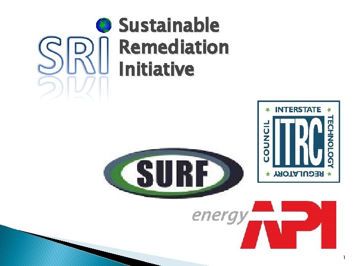 Sustainable Remediation Initiative 1 