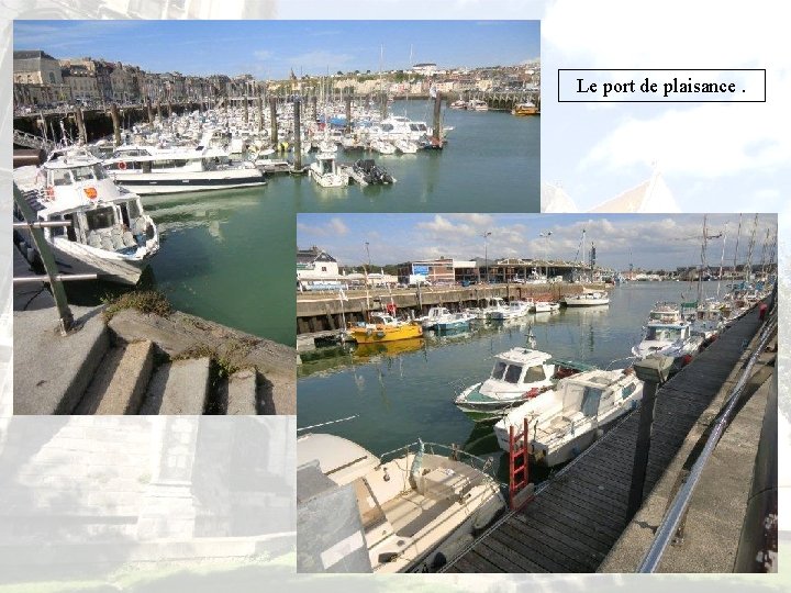 Le port de plaisance. 