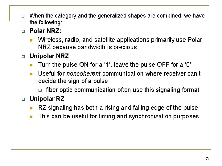 q q When the category and the generalized shapes are combined, we have the