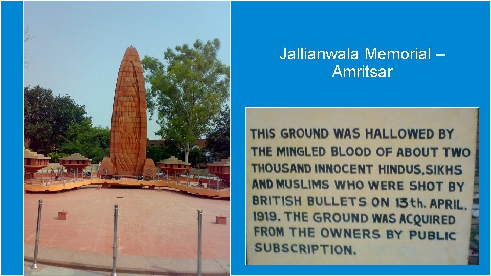 Jallianwala Memorial – Amritsar 
