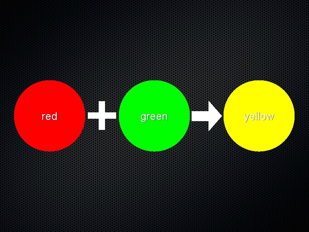 red green yellow 