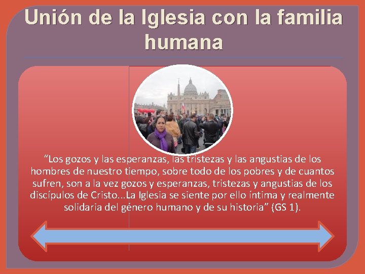 LA IGLESIA EN EL MUNDO ACTUAL 28 Catequesis