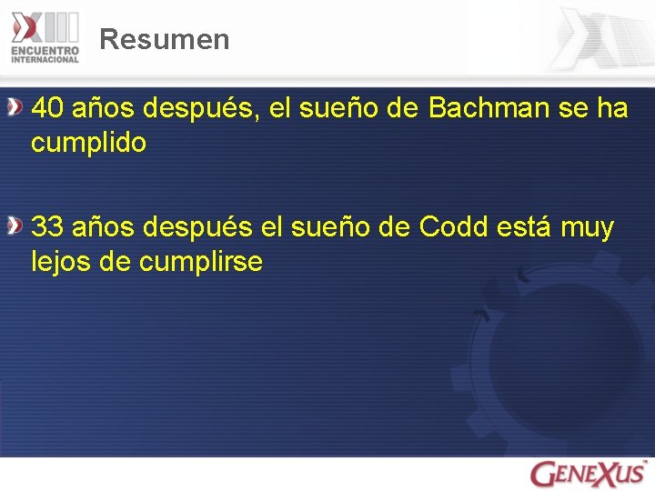 Resumen 40 años después, el sueño de Bachman se ha cumplido 33 años después