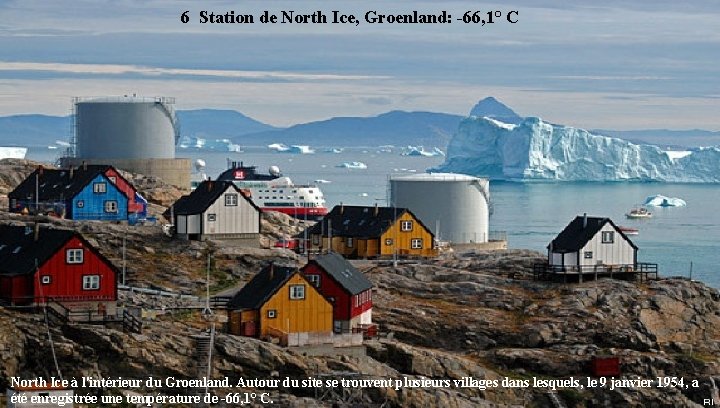 6 Station de North Ice, Groenland: -66, 1° C North Ice à l'intérieur du