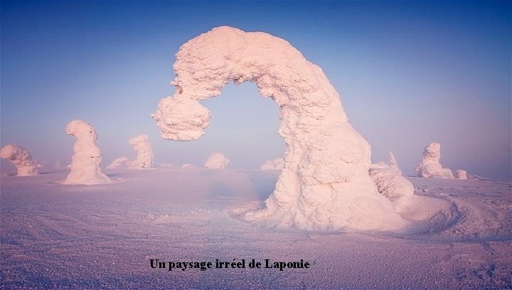 Un paysage irréel de Laponie 