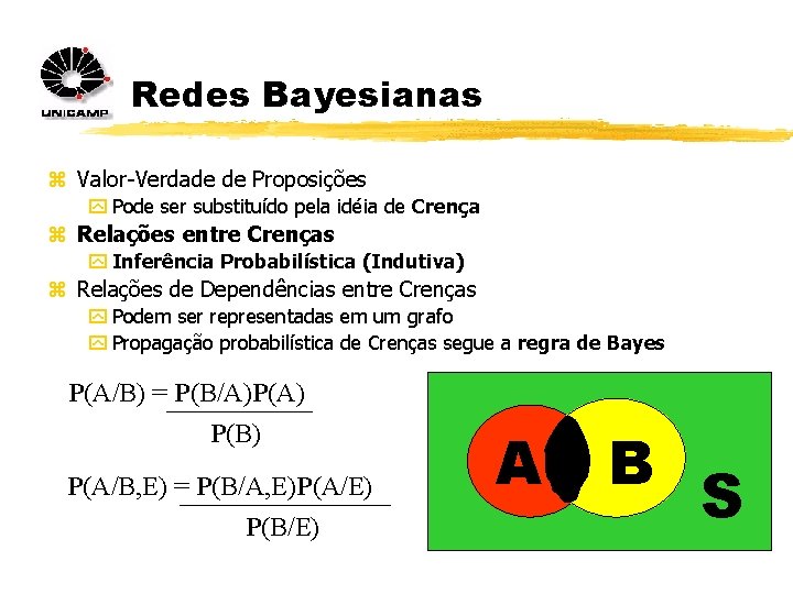 Redes Bayesianas z Valor-Verdade de Proposições y Pode ser substituído pela idéia de Crença