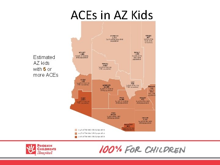 ACEs in AZ Kids Estimated AZ kids with 5 or more ACEs 