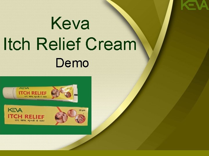 Keva Itch Relief Cream Demo 