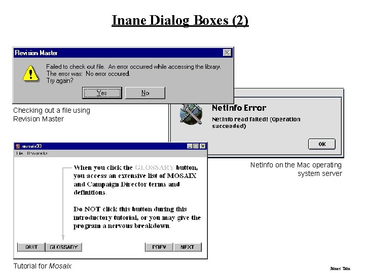 Inane Dialog Boxes (2) Checking out a file using Revision Master Net. Info on Inane Dialog Boxes (2) Checking out a file using Revision Master Net. Info on