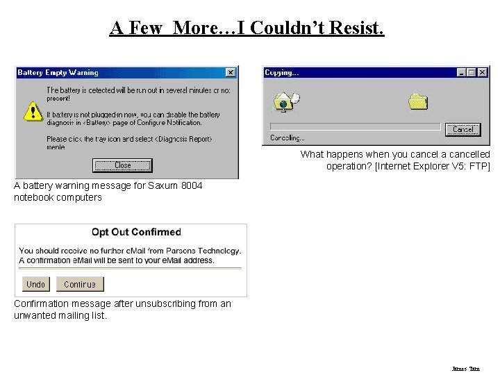 A Few More…I Couldn’t Resist. What happens when you cancel a cancelled operation? [Internet A Few More…I Couldn’t Resist. What happens when you cancel a cancelled operation? [Internet