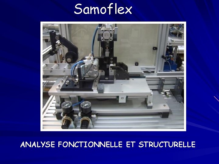 Samoflex ANALYSE FONCTIONNELLE ET STRUCTURELLE 
